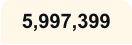 5,997,399